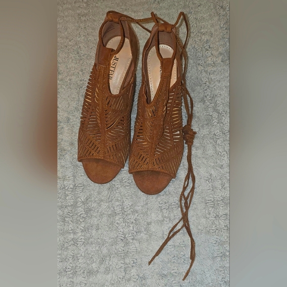 Just Fab Seduction Caged Heeled Sandal! SIZE 8.5. BRAND NEW AND NEVER WORN!✨️ - Picture 15 of 16